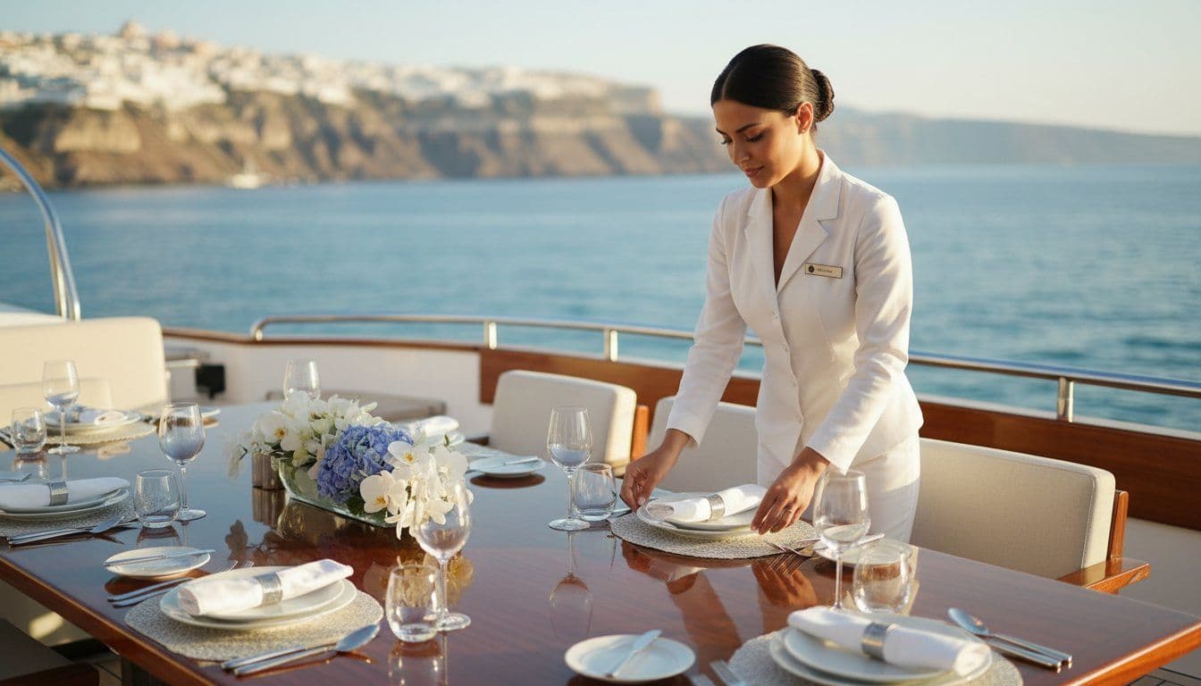What Does a Yacht Stewardess Do? Behind the Scenes of a Greek Luxury Charter
