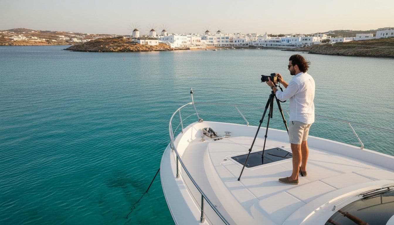 Best Photo Spots in Mykonos: A Yacht Charter Photography Guide