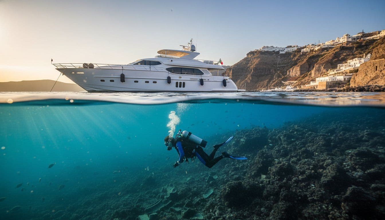 Luxury Yacht Charter for Diving in Greece: Your 2026 Underwater Guide