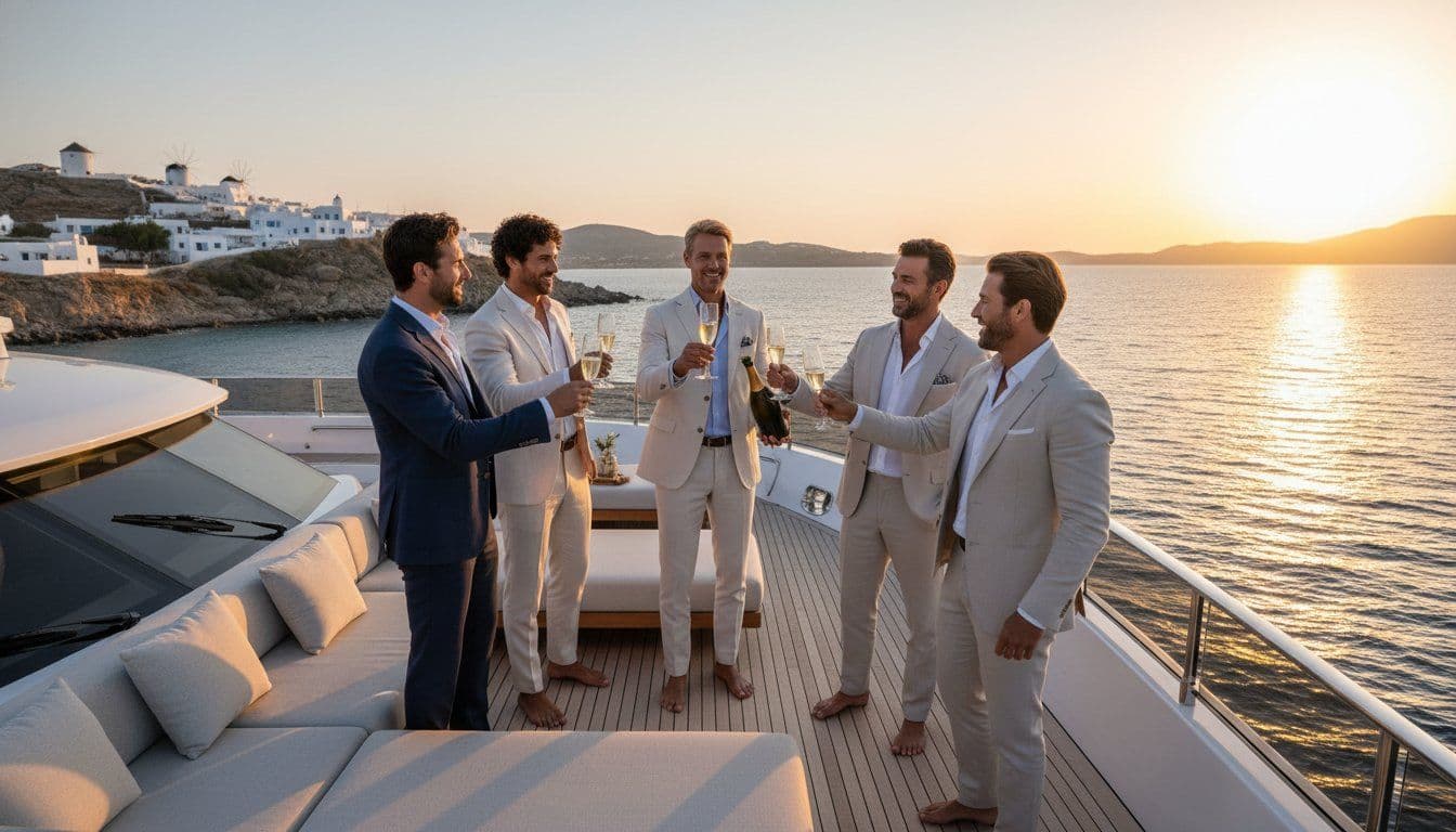 Greece Yacht Charter for a Bachelor Party: The 2026 Exclusive Guide