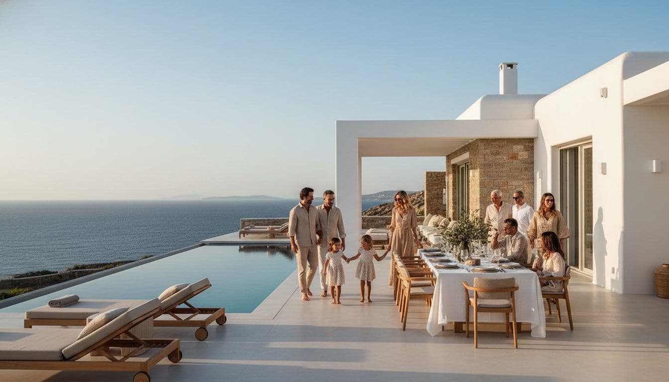 Mykonos Luxury Villa for Large Family: The 2026 Elite Planning Guide