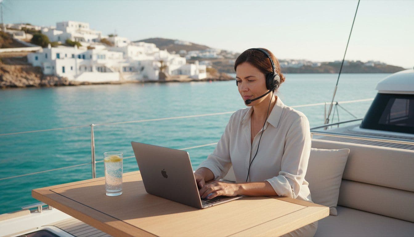 How to Plan a Yacht Charter for a Remote Work Vacation in Greece (2026)