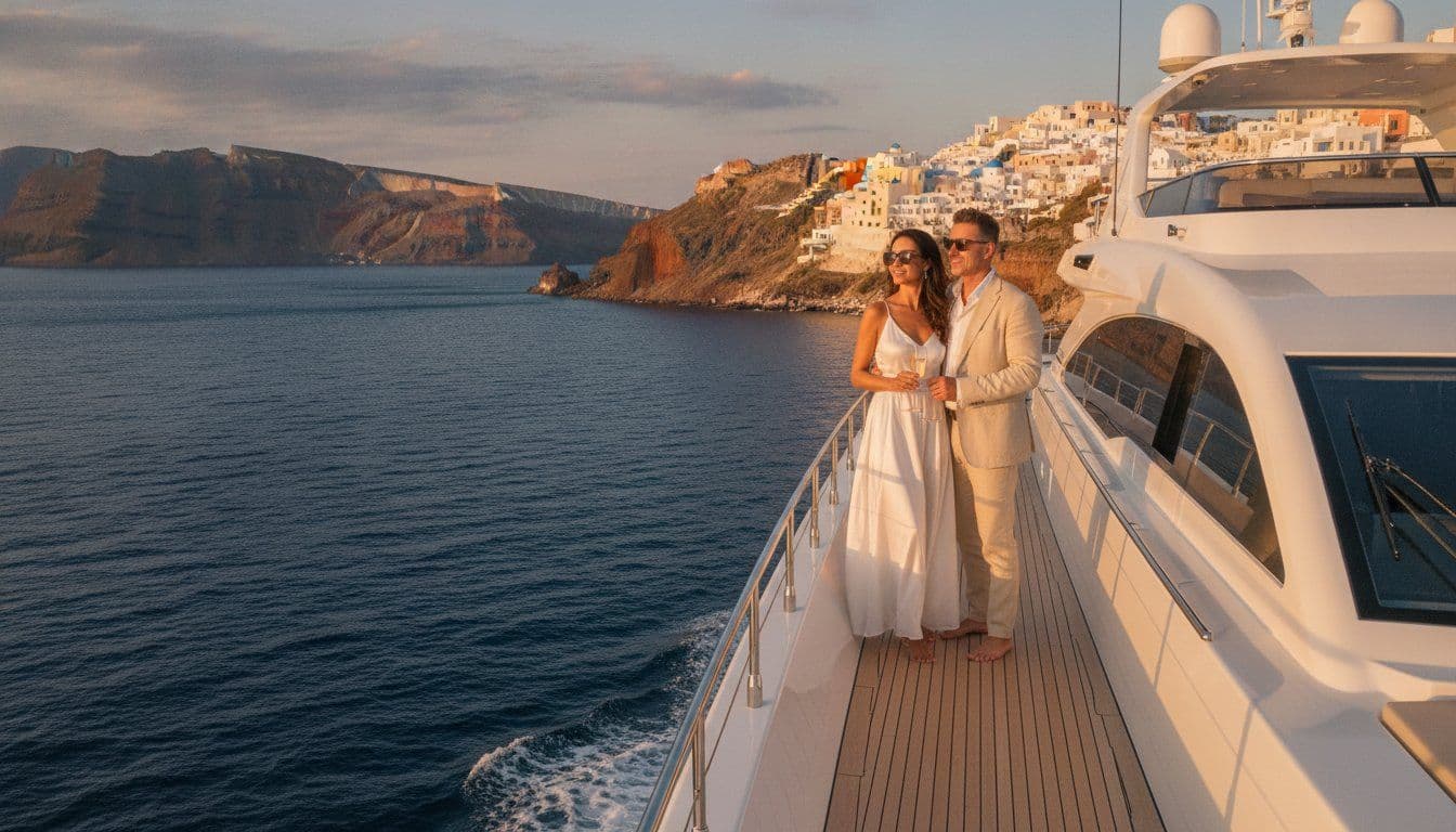 Luxury Yacht Charter from Crete to Santorini: The 2026 Ultimate Buying Guide