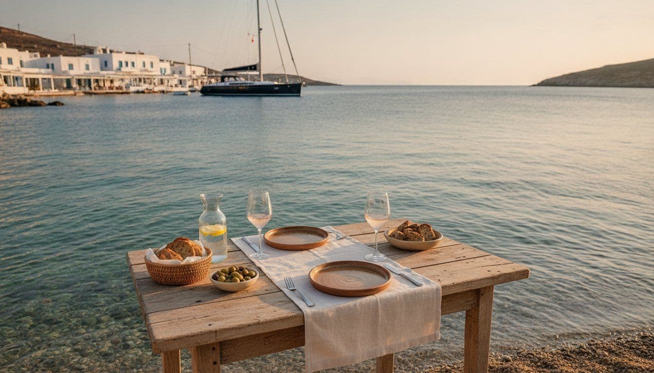 Best Waterfront Tavernas in the Small Cyclades: A 2026 Yachtsman’s Guide
