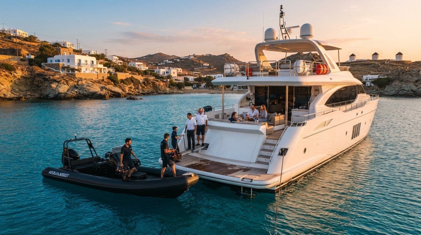 What Happens If Your Chartered Yacht Breaks Down in Greek Waters?