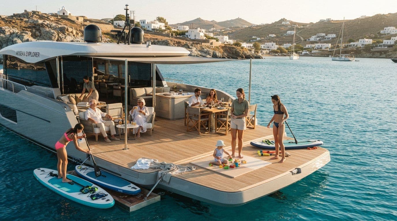 Entertaining a Demanding Multi-Generational Family on a Greek Charter Yacht: The 2026 Strategy
