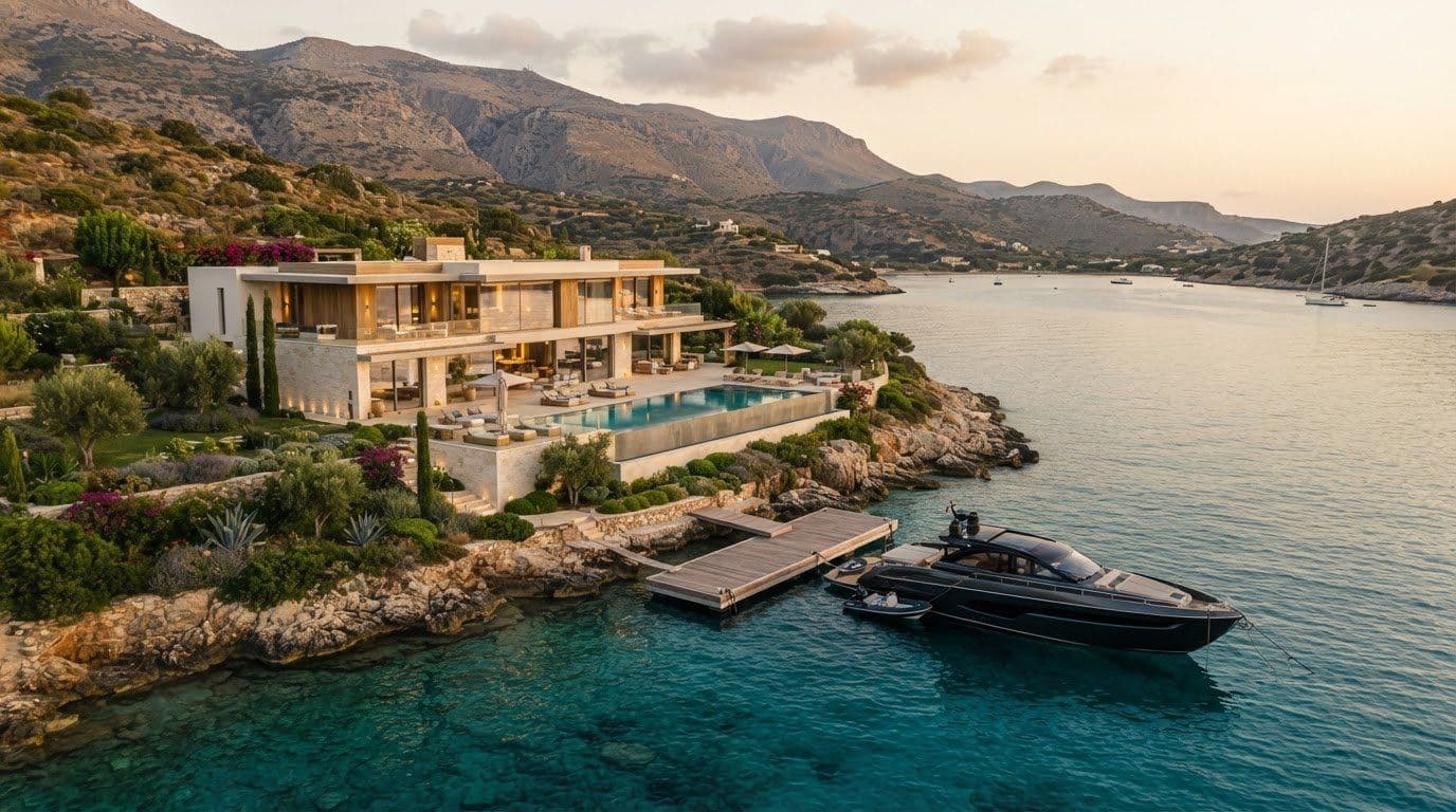 Beachfront Luxury Estate Rental in Crete with Private Boat Dock: 2026 Buying Guide