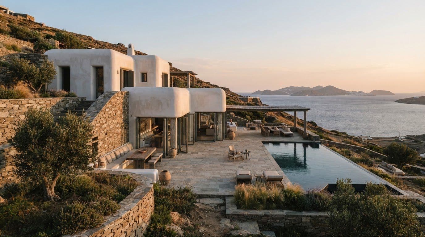 Architect-Designed Luxury Villa Rental in Tinos: A Guide to Design-Led Stays