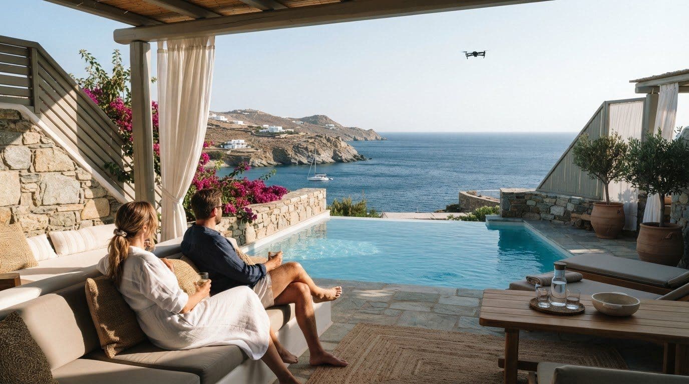 How to Protect Guest Privacy from Drones in Mykonos
