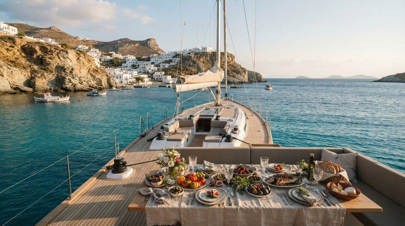 Aegean Yacht Charters Offering Farm-to-Table Organic Gastronomy