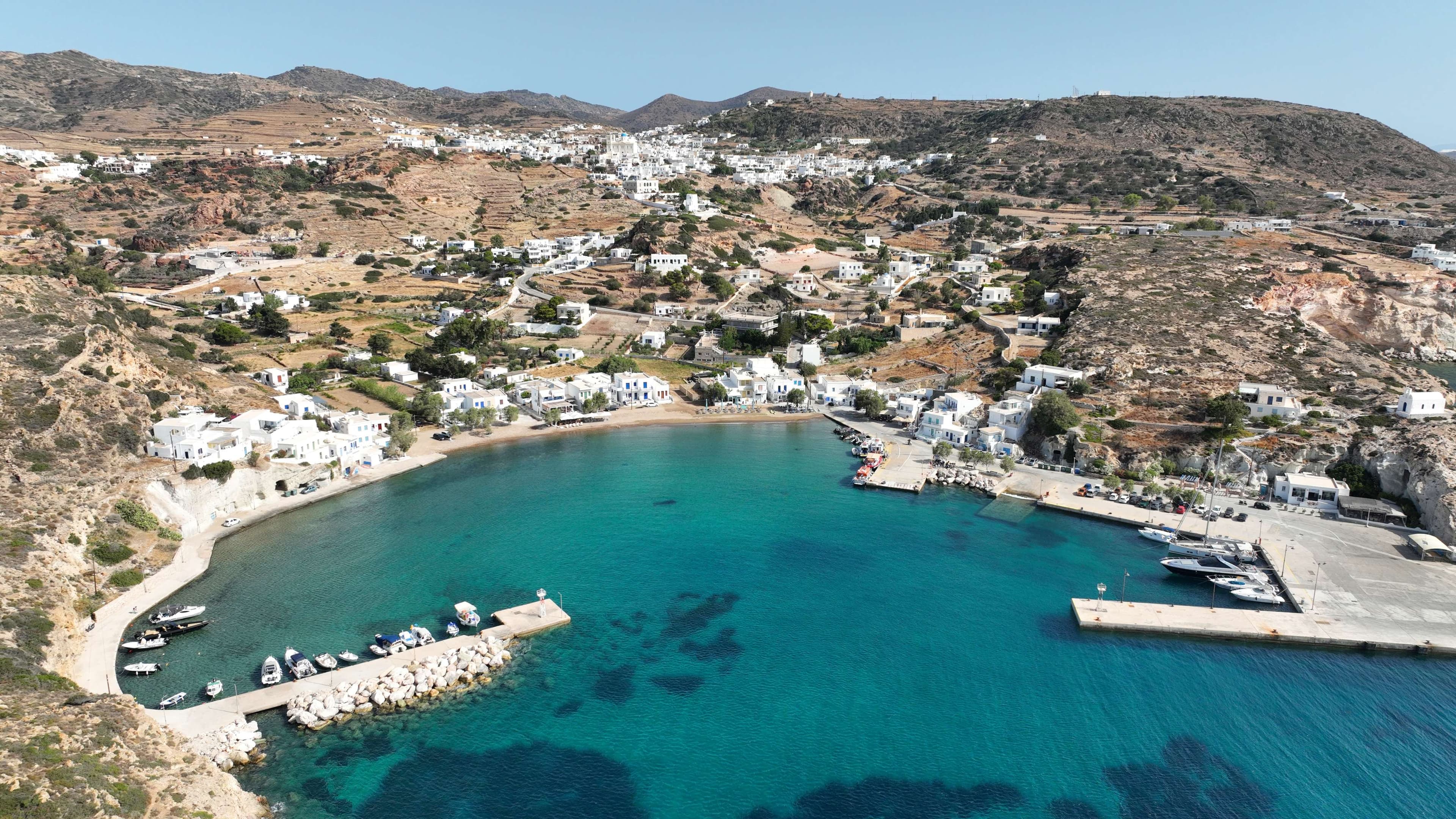 Sifnos Tsocha Beach Fikiada and Vathi | Private 8-hour yacht experience 