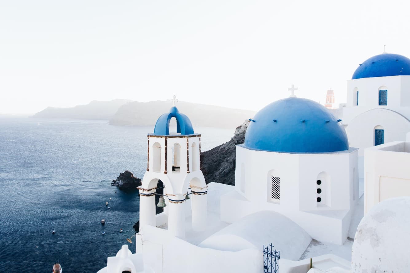 Santorini from Paros | Private 8-hour yacht experience with Pershing 54 Open