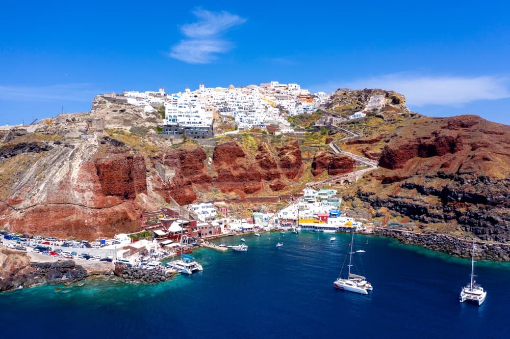 Santorini from Paros | Private Yacht Transfer
